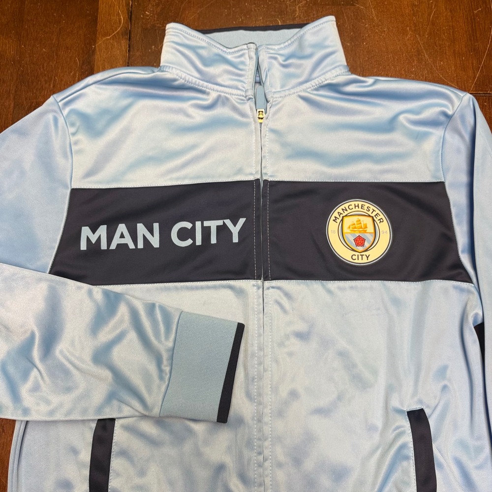 Icon Sports Manchester City Track Jacket Mens S Blue Zip Up Official Merchandise